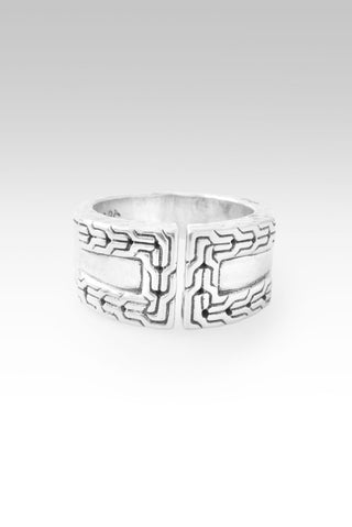 He Has Overcome Ring™ in Chainlink - Bypass - only found at SARDA™