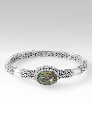 He Holds the Whole Universe Bangle Bracelet™ in Willy Nilly™ Mystic Quartz - Bangle - only found at SARDA™