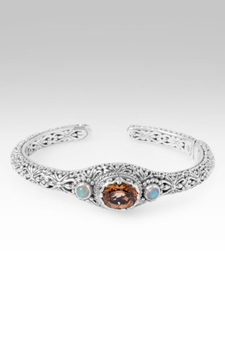 He Is Everything Cuff Bracelet™ in Bi-Color Whiskey Topaz & Ethiopian Opal - Cuff - only found at SARDA™
