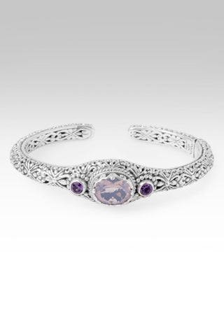He Is Everything Cuff Bracelet™ in Lavender Moon Quartz & Amethyst - Cuff - only found at SARDA™