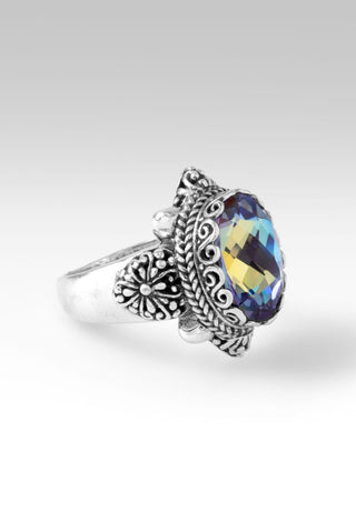 He Is Never Failing Ring™ in Bluejay Jazz™ Mystic Quartz - Dinner - only found at SARDA™