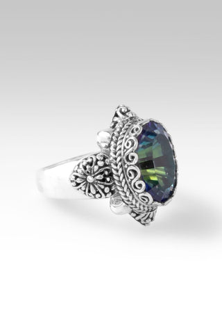 He Is Never Failing Ring™ in Odyssey Universe™ Mystic Quartz - Dinner - only found at SARDA™