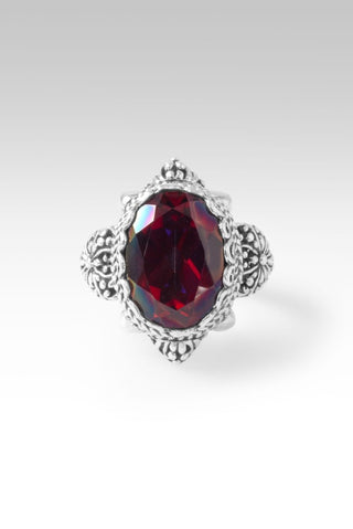 He Is Never Failing Ring™ in Raspberry Rouge™ Mystic Quartz - Dinner - only found at SARDA™