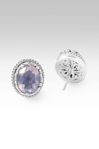 He is Risen Earrings™ in Lavender Moon Quartz - Stud - only found at SARDA™