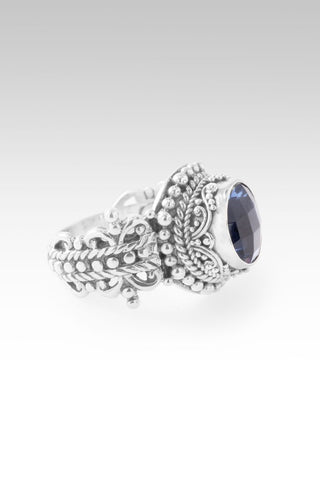 He Makes a Way Ring™ in Blue Violet Fluorite - Dinner - only found at SARDA™