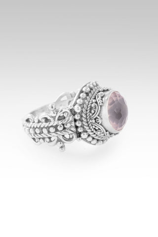 He Makes a Way Ring™ in Rose Quartz - Dinner - only found at SARDA™