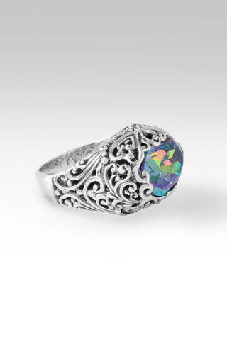 He Never Changes Ring™ in Picasso Green™ Mystic Quartz - Dinner - only found at SARDA™