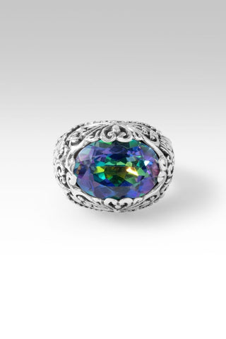 He Never Changes Ring™ in Picasso Green™ Mystic Quartz - Dinner - only found at SARDA™