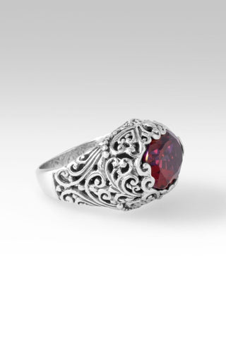 He Never Changes Ring™ in Raspberry Rouge™ Mystic Quartz - Dinner - only found at SARDA™