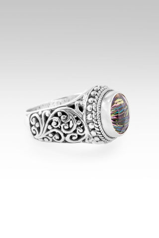 He Never Gives Up Ring™ in Northern Lights™ Mystic Quartz - Dinner - only found at SARDA™