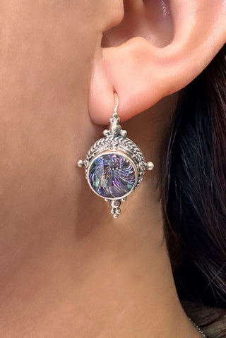 He Quiets My Fears Earrings™ Northern Lights™ Mystic Quartz - Sarda Safety Latch - only found at SARDA™