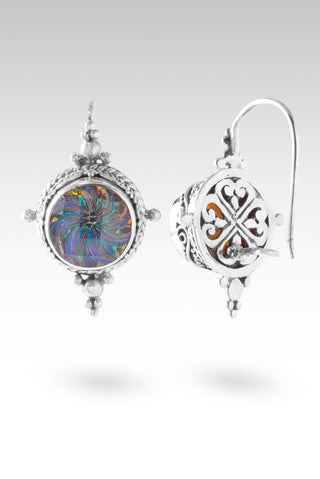 He Quiets My Fears Earrings™ Northern Lights™ Mystic Quartz - Sarda Safety Latch - only found at SARDA™