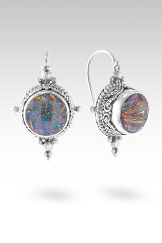 He Quiets My Fears Earrings™ Northern Lights™ Mystic Quartz - Sarda Safety Latch - only found at SARDA™