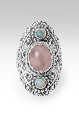He Restores Ring™ in Cor-De-Rosa Morganite & Ethiopian Opal - Statement - only found at SARDA™