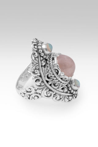 He Restores Ring™ in Cor-De-Rosa Morganite & Ethiopian Opal - Statement - only found at SARDA™