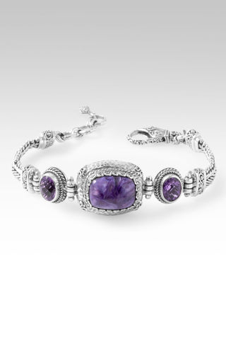 He Saved My Life Bracelet™ in Charoite & Amethyst - Multi Stone - only found at SARDA™