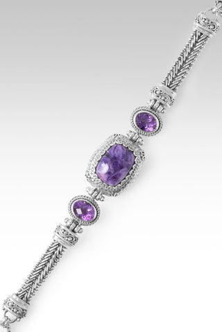 He Saved My Life Bracelet™ in Charoite & Amethyst - Multi Stone - only found at SARDA™