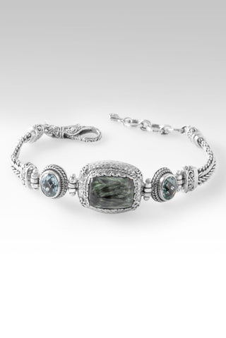 He Saved My Life Bracelet™ in Seraphinite & Paraiba Lab Created Spinel - Multi Stone - only found at SARDA™