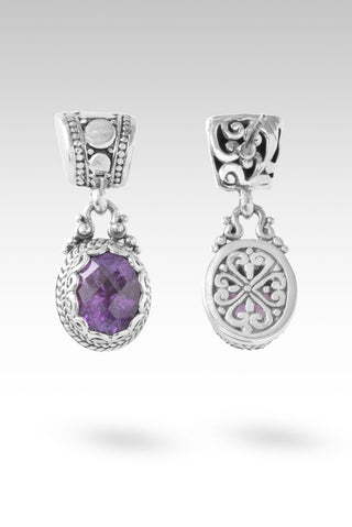 He Says I'm Freed Earrings™ in Amethyst - Stud Dangle - only found at SARDA™