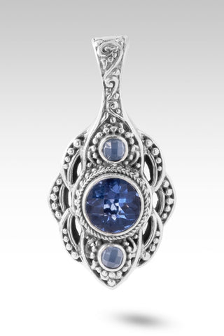 He Takes UR Worries Pendant™ in Blue Violet Fluorite & Serenity Blue Chalcedony - Multi Stone - only found at SARDA™