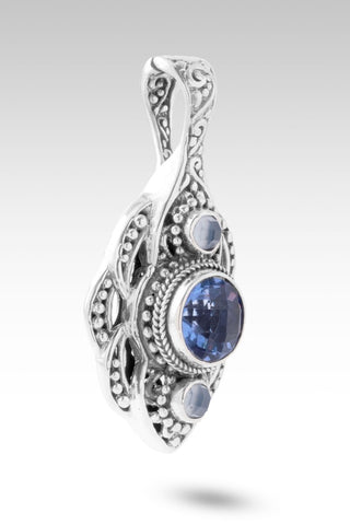 He Takes UR Worries Pendant™ in Blue Violet Fluorite & Serenity Blue Chalcedony - Multi Stone - only found at SARDA™