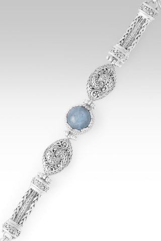 He Walks With Me Bracelet™ in Aquamarine - Multi Stone - only found at SARDA™