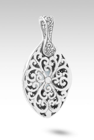 He Walks With Me Pendant™ in Aquamarine - Single Stone - only found at SARDA™