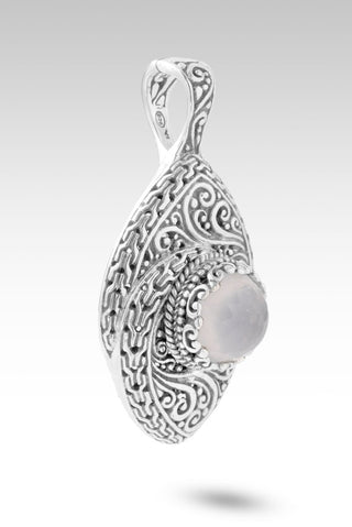 He Walks With Me Pendant™ in Phantom Quartz - Single Stone - only found at SARDA™