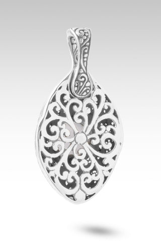 He Walks With Me Pendant™ in Phantom Quartz - Single Stone - only found at SARDA™