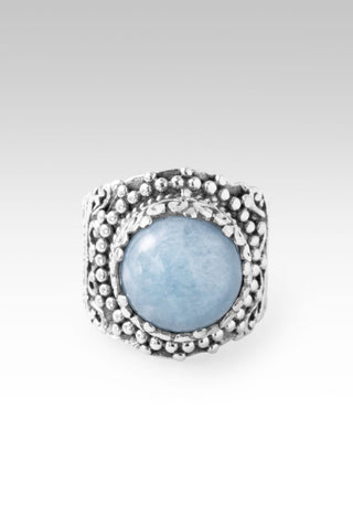 He Walks With Me Ring™ in Aquamarine - Statement - only found at SARDA™