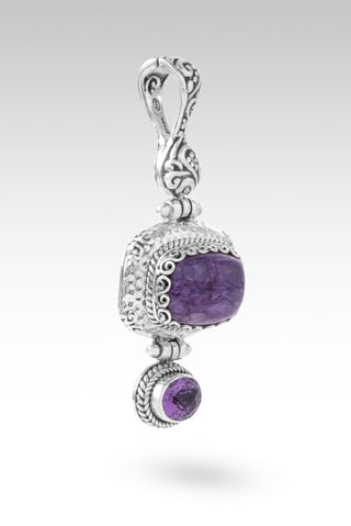 He Will Change U Pendant™ in Charoite & Amethyst - Multi Stone - only found at SARDA™