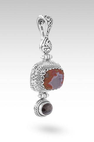 He Will Change U Pendant™ in Seam Agate & Chocolate Sunstone - Multi Stone - only found at SARDA™