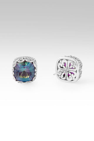 Healing, Let It Begin Earrings™ in Mocking Jay™ Mystic Quartz - Stud - only found at SARDA™