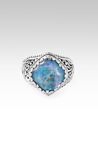 Hear My Call Ring™ in Neon Apatite Mother of Pearl Quartz - Dinner - only found at SARDA™