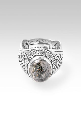 Heaven and Earth Ring™ in Sagenitic Quartz - Dinner - only found at SARDA™