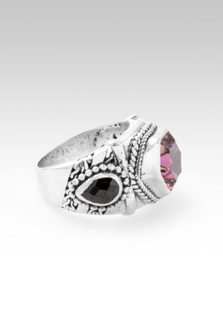 Heavenly Devotion Ring II™ in Counterintuitive™ Mystic Quartz & Black Spinel - Dinner - only found at SARDA™
