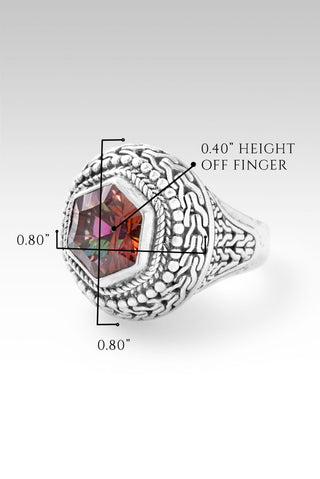 Heavenly Devotion Ring™ in CounterIntuitive™ Mystic Quartz - Statement - only found at SARDA™