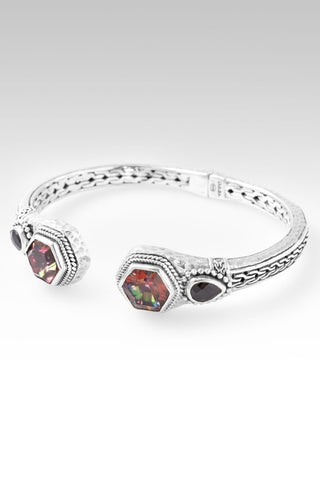 Heavenly Devotion Tip - to - Tip Bracelet™ in CounterIntuitive™ Mystic Quartz & Black Spinel - Tip - to - Tip - only found at SARDA™