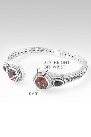 Heavenly Devotion Tip - to - Tip Bracelet™ in CounterIntuitive™ Mystic Quartz & Black Spinel - Tip - to - Tip - only found at SARDA™