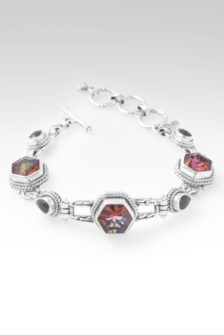 Heavenly Grace Bracelet II™ in Counterintuitive™ Mystic Quartz & Black Spinel - Multi Stone - only found at SARDA™