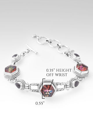 Heavenly Grace Bracelet II™ in Counterintuitive™ Mystic Quartz & Black Spinel - Multi Stone - only found at SARDA™