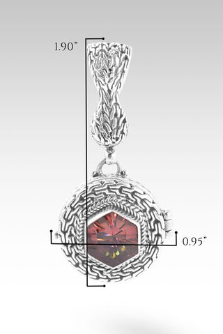 Heavenly Grace Pendant™ in Counterintuitive™ Mystic Quartz - Single Stone - only found at SARDA™