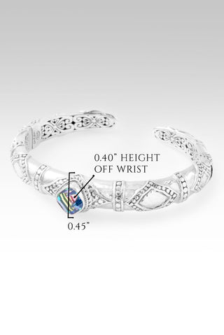 Heavenly Whispers Cuff™ in True Picasso™ Mystic Quartz - Cuff - only found at SARDA™