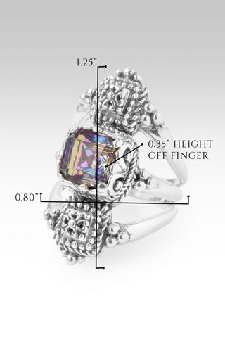 Heavenly Whispers Ring™ in Northern Lights™ Mystic Quartz - Statement - only found at SARDA™