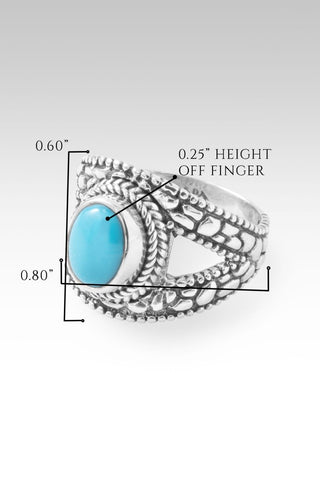 Heavenly Wisdom Ring™ in Sleeping Beauty Turquoise - Statement - only found at SARDA™