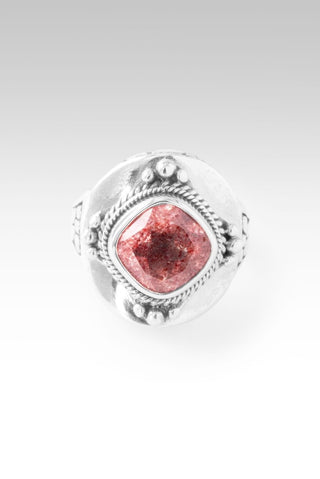 Heaven's Symphony Ring™ in Strawberry Quartz - Dinner - only found at SARDA™