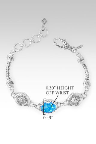 Hello Beautiful, Goodbye Broken Bracelet™ in Twilight Simulated Opal - Multi Stone - only found at SARDA™