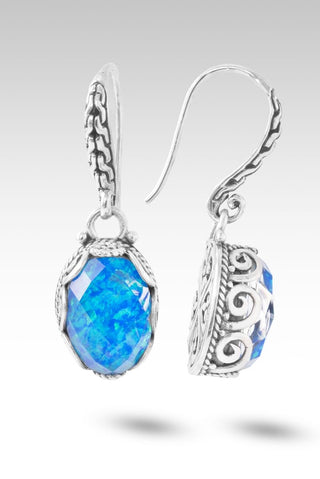 Hello Beautiful, Goodbye Broken Earrings™ in Twilight Simulated Opal - Bali Wire - only found at SARDA™