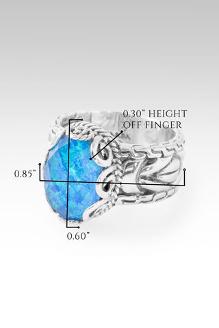 Hello Beautiful, Goodbye Broken Ring™ in Twilight Simulated Opal - Dinner - only found at SARDA™