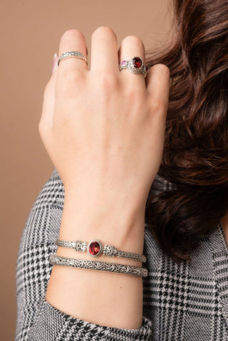 Hello Belief, Goodbye Unbelief Bracelet™ in Pom Passion™ Mystic Quartz - Chain - only found at SARDA™